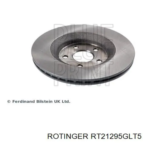 Tarcza hamulcowa przednia Rotinger RT21295GLT5 cena, od 116,33 USD
