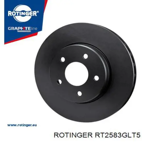 RT2583GLT5 Rotinger tarcza hamulcowa przednia