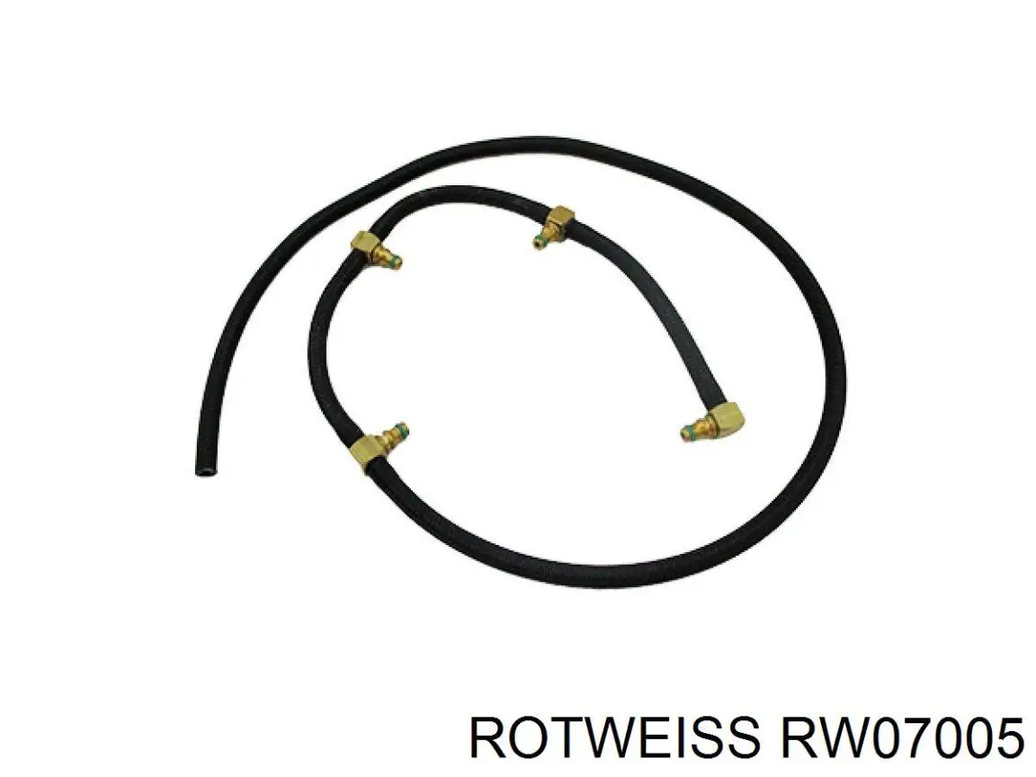RW07005 Rotweiss Rurka paliwa, zwrotna od wtryskiwaczy
