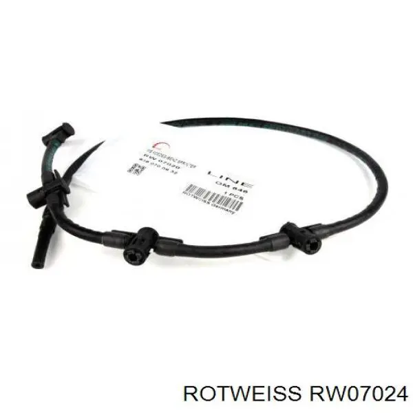 Rurka paliwa, zwrotna od wtryskiwaczy Rotweiss RW07024