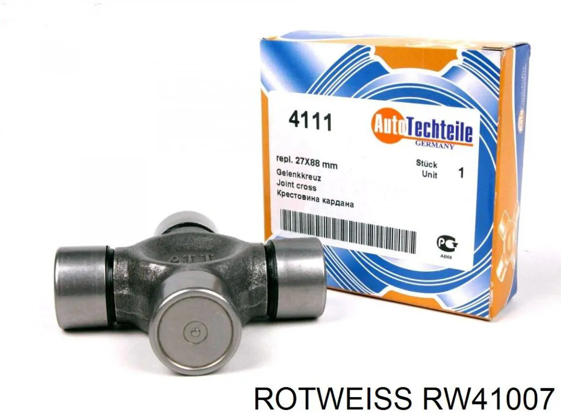 Krzyżak wału Cardana tylnego RW41007 Rotweiss