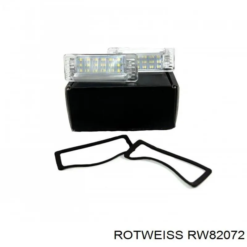 Do koszyka RW82072 Rotweiss Lampa oświetlenia tylnej tablicy rejestracyjnej