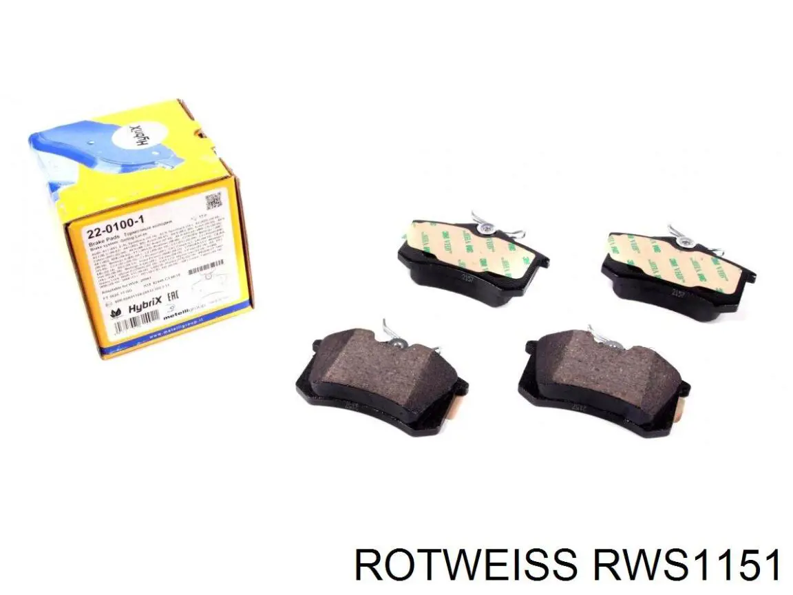 RWS1151 Rotweiss Chlapacz tylny prawy
