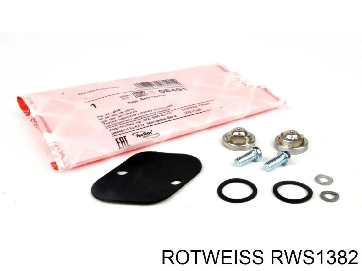 Do koszyka RWS1382 Rotweiss Uszczelka pompy próżniowej