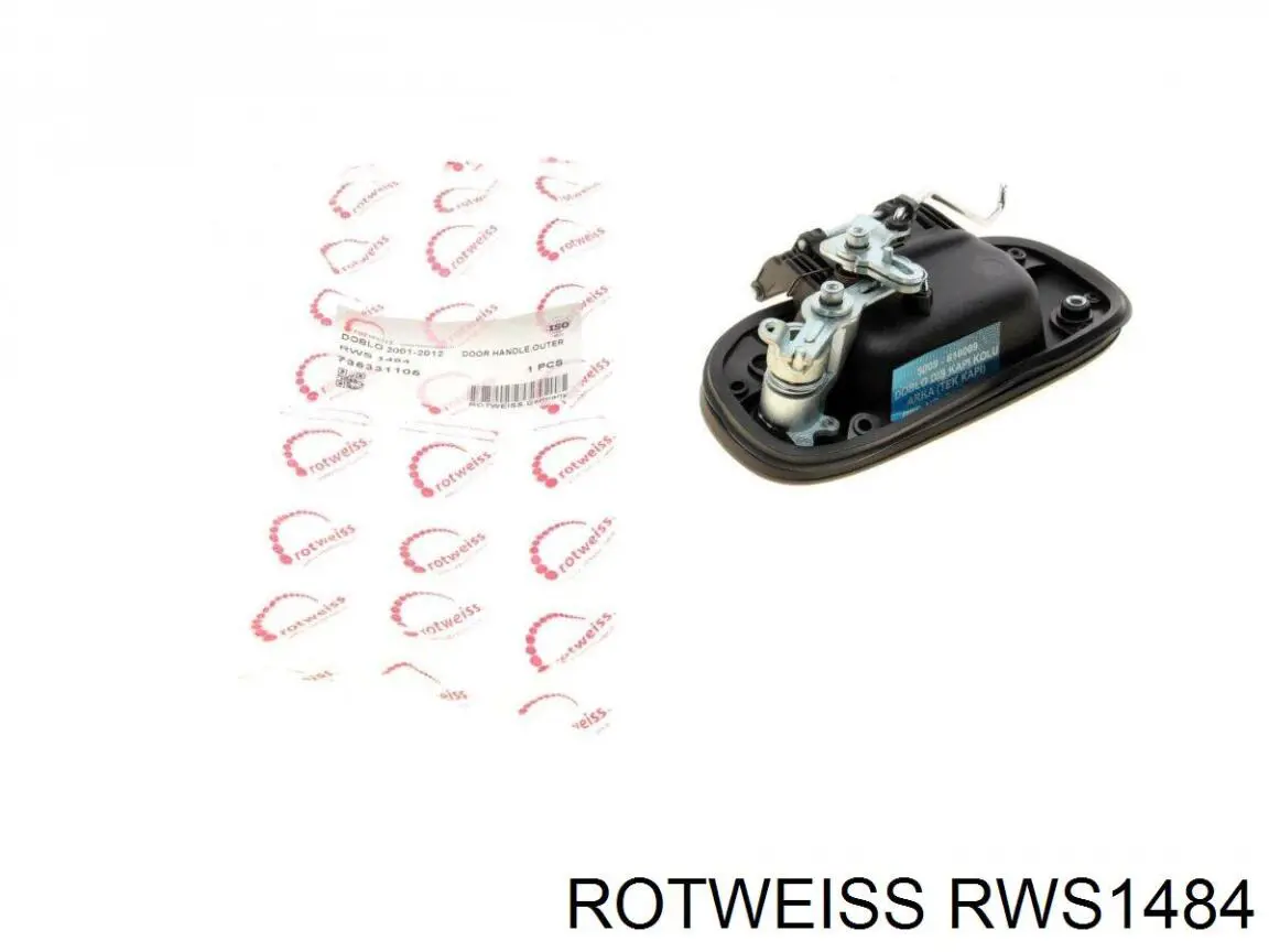 RWS1484 Rotweiss Klamka bagażnika (drzwi 3/5 tylnych) zewnętrzna