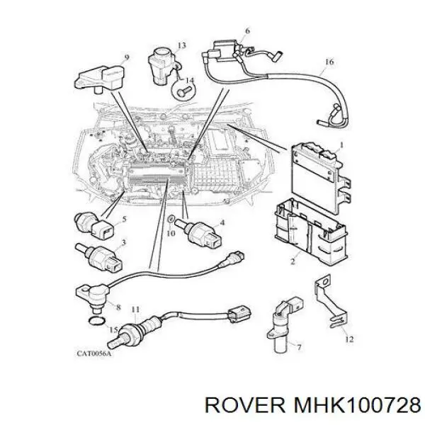 Sonda lambda, czujnik tlenu Rover 75 sedana (RJ) (1999 - 2005) cena, od 52,97 USD