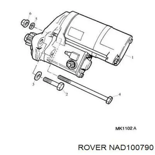 Do koszyka NAD100790 Rover Rozrusznik