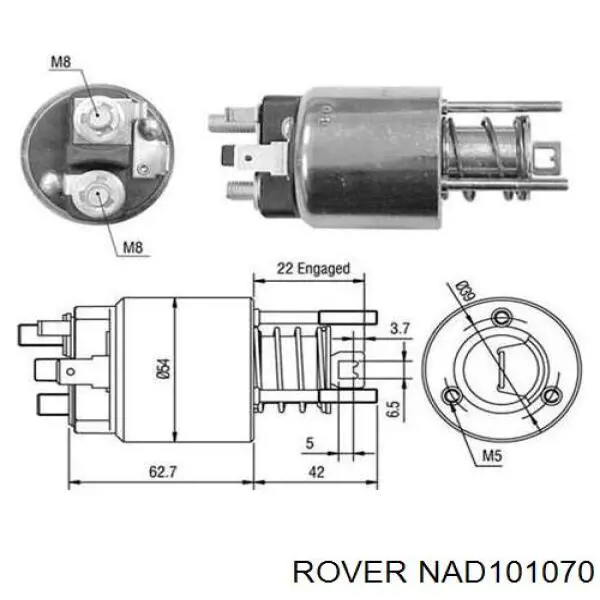 Do koszyka NAD101070 Rover Rozrusznik