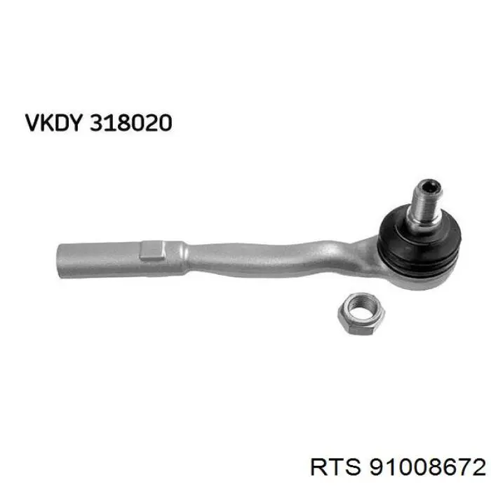 Końcówka drążka kierowniczego zewnętrzna RTS 91008672 cena, od 15,41 USD