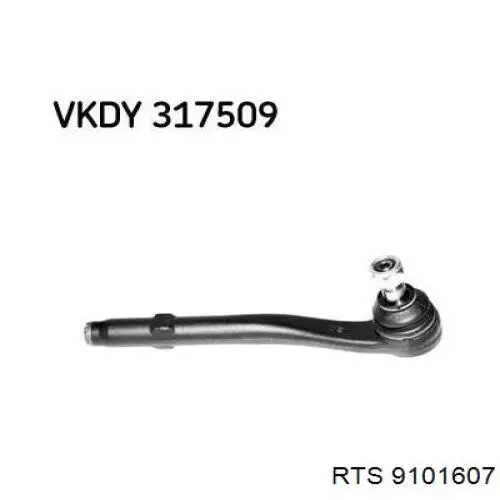 Do koszyka 9101607 RTS Końcówka drążka kierowniczego zewnętrzna