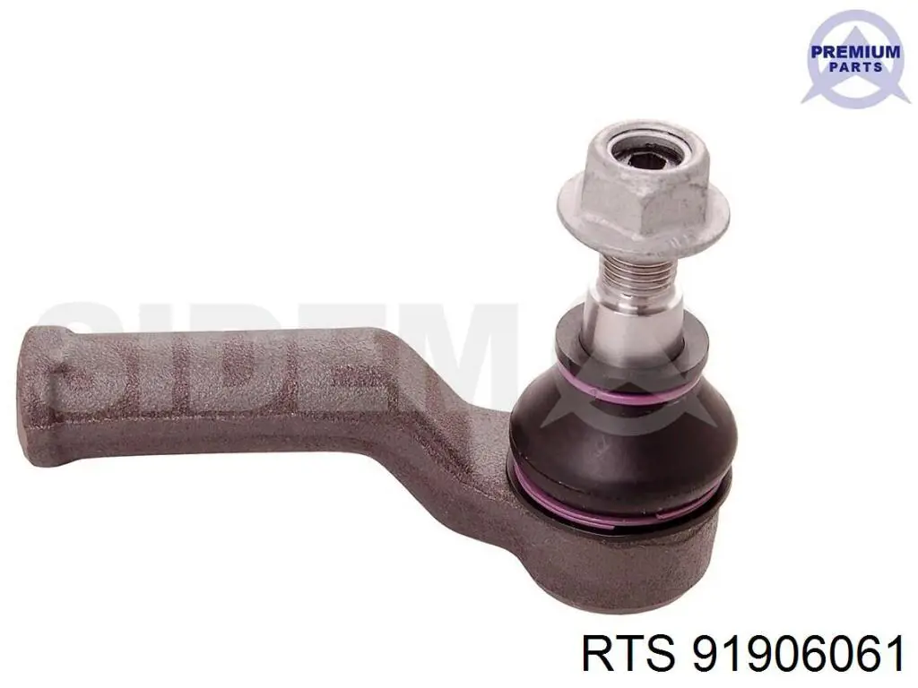 Do koszyka 91906061 RTS Końcówka drążka kierowniczego zewnętrzna