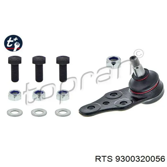 Sworzeń wahacza dolny RTS 9300320056 cena, od 12,28 USD
