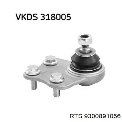 Sworzeń wahacza górny RTS 9300891056 cena, od 18,69 USD