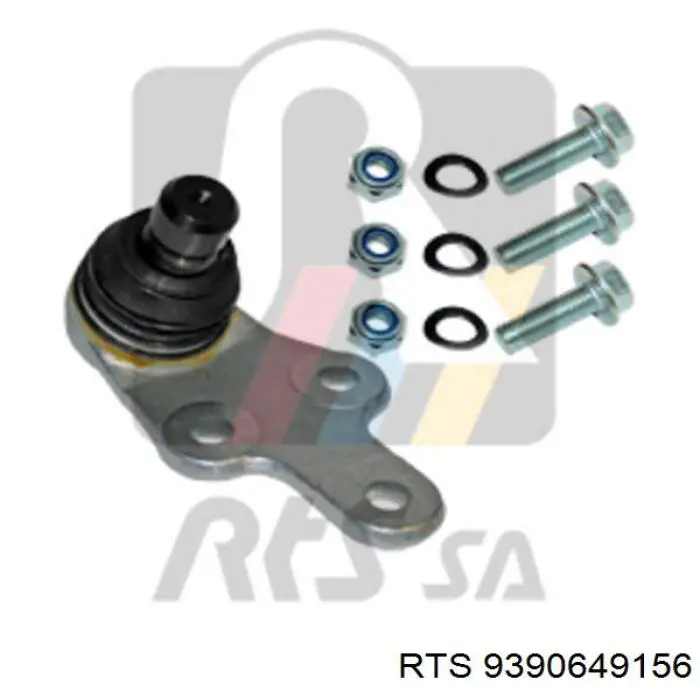 Sworzeń wahacza dolny prawy RTS 9390649156 cena, od 17,24 USD