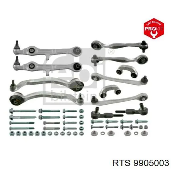 Zestaw wahaczy zawieszenia przedniego RTS 9905003 cena, od 229,00 USD