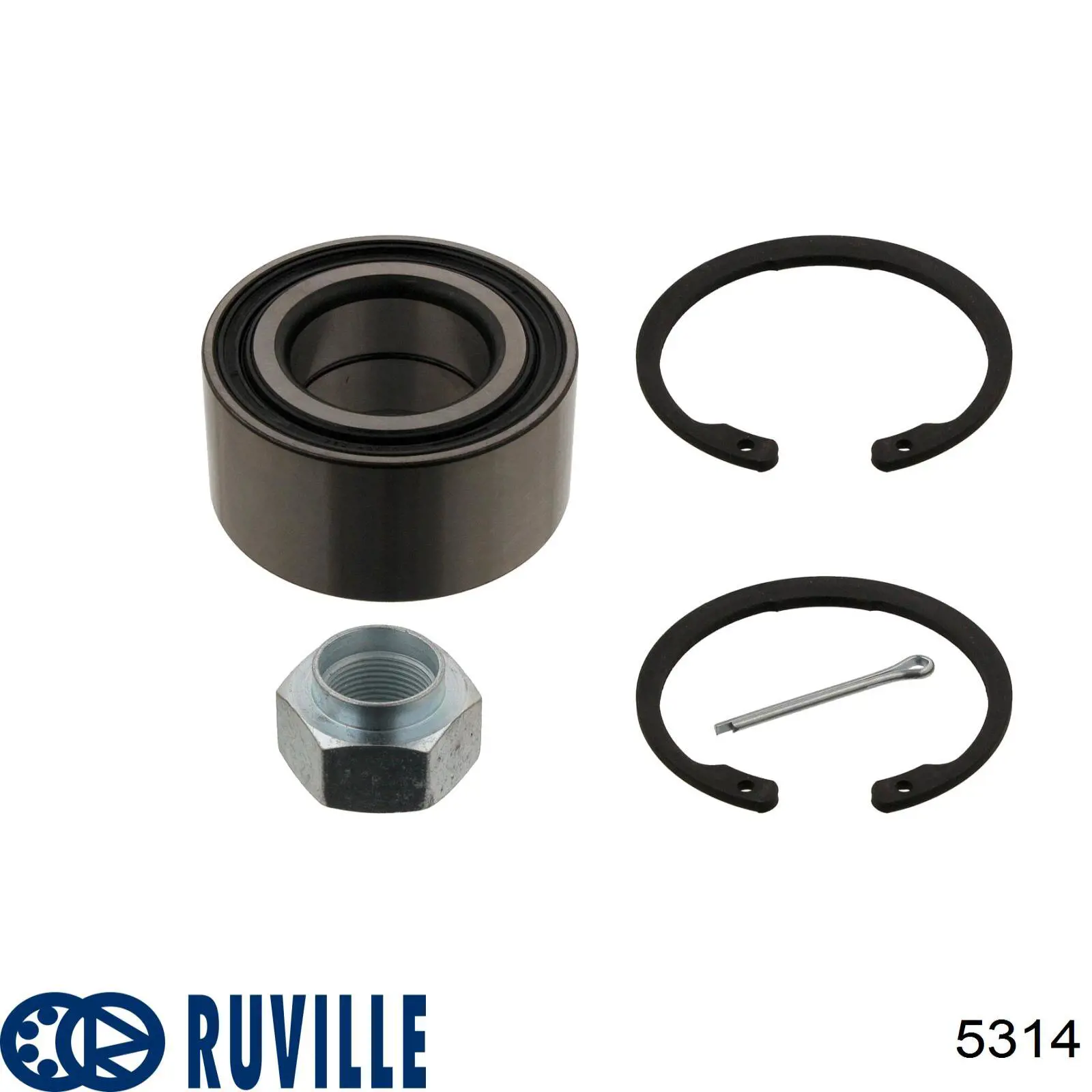Łożysko piasty przedniej Ruville 5314 cena, od 13,69 USD
