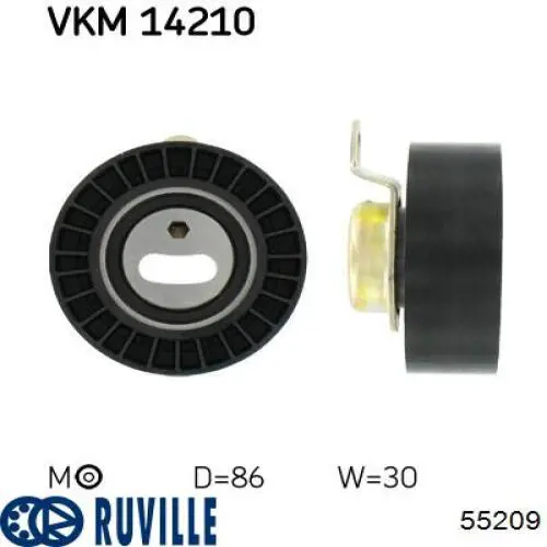 Rolka napinacza paska rozrządu Ruville 55209 cena, od 32,93 USD
