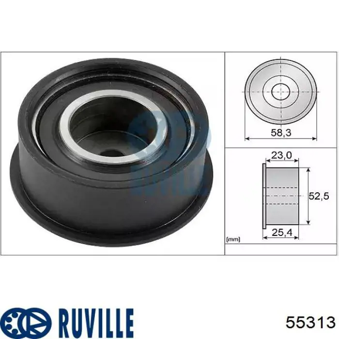 55313 Ruville Rolka prowadząca kierunkowa paska rozrządu