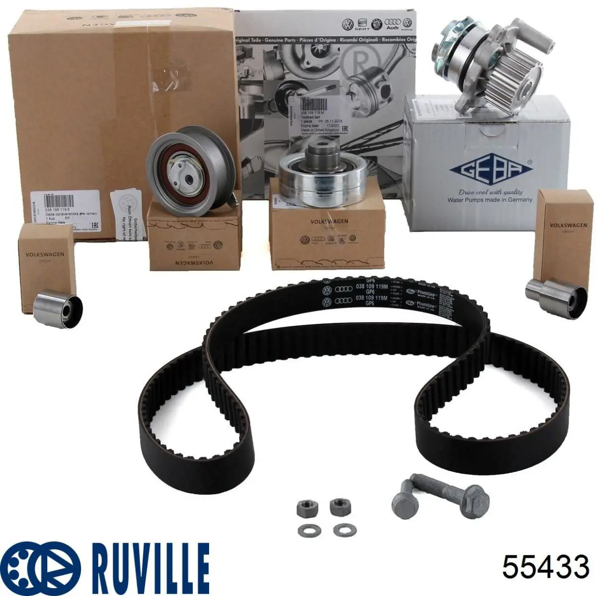 Rolka prowadząca kierunkowa paska rozrządu 55433 Ruville