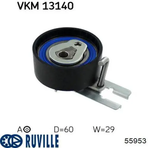 Rolka napinacza paska rozrządu Ruville 55953 cena, od 32,93 USD