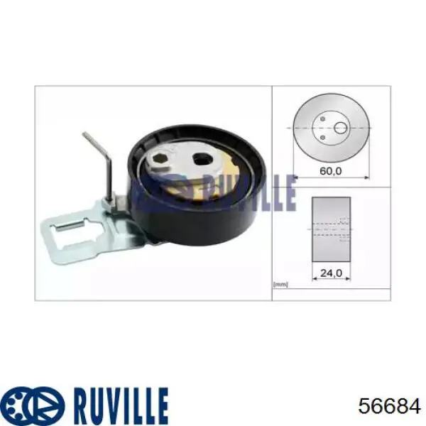 56684 Ruville Napinacz paska rozrządu