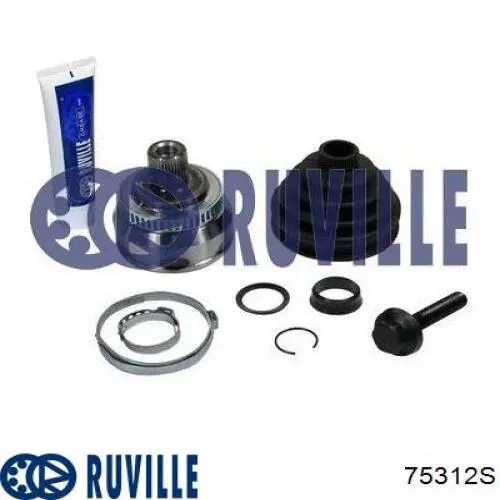 Przegub homokinetyczny przedni zewnętrzny 75312S Ruville