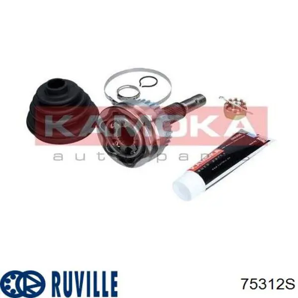 Przegub homokinetyczny przedni zewnętrzny Ruville 75312S cena, od 35,91 USD