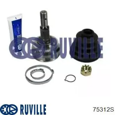 Do koszyka 75312S Ruville Przegub homokinetyczny przedni zewnętrzny