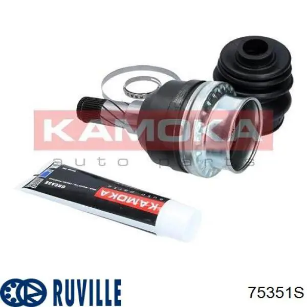 Przegub homokinetyczny przedni wewnętrzny Ruville 75351S cena, od 47,36 USD