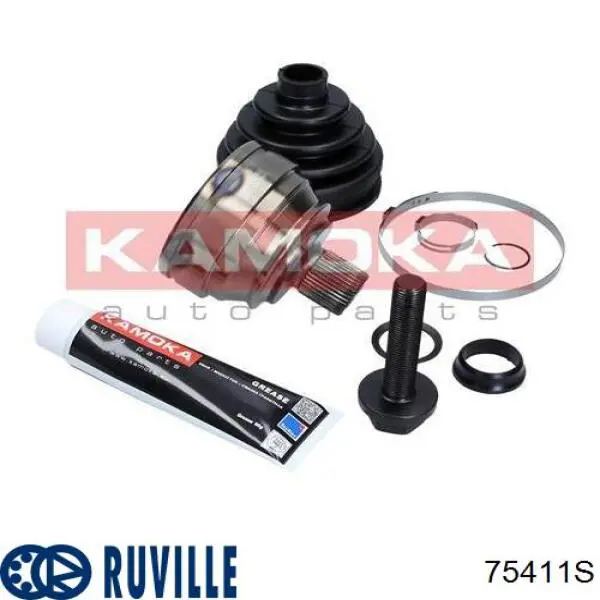 Do koszyka 75411S Ruville Przegub homokinetyczny przedni zewnętrzny