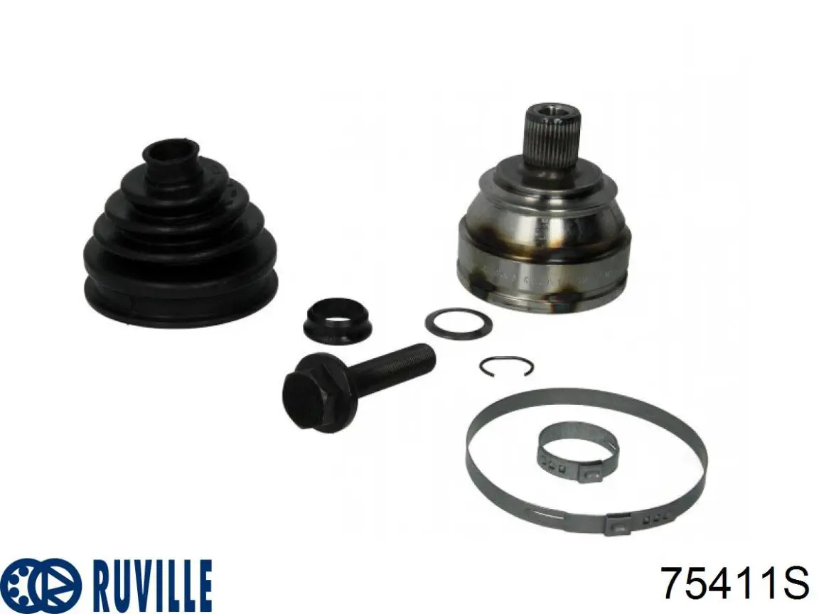 75411S Ruville Przegub homokinetyczny przedni zewnętrzny