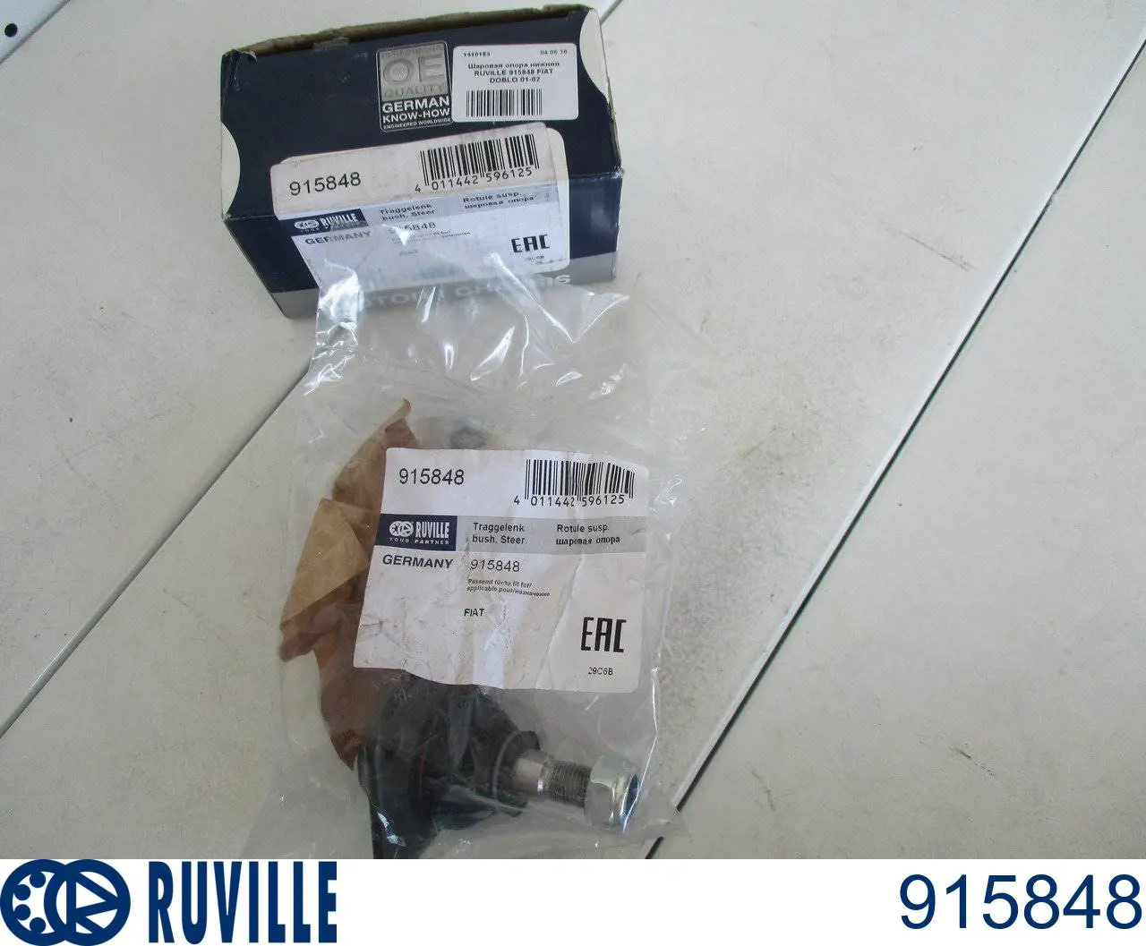 Sworzeń wahacza dolny Ruville 915848 cena, od 11,44 USD