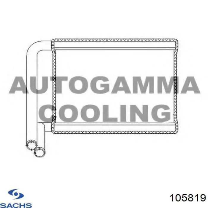 Amortyzator przedni 105819 Sachs