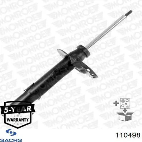 Amortyzator tylny 110498 Sachs