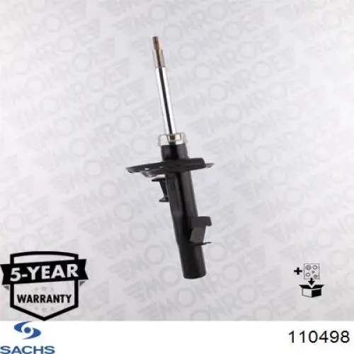 Amortyzator tylny Sachs 110498 cena, od 38,80 USD