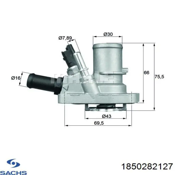 Do koszyka 1850282127 Sachs Łożysko wyciskowe sprzęgła