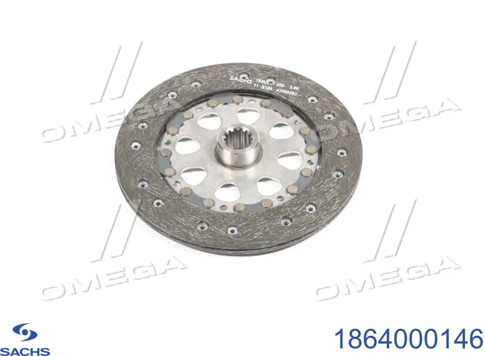 Tarcza sprzęgła Sachs 1864000146 cena, od 117,11 USD