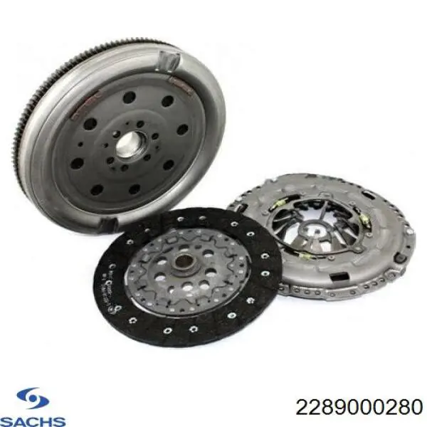 Zestaw sprzęgła (3 części) Sachs 2289000280 cena, od 159,72 USD