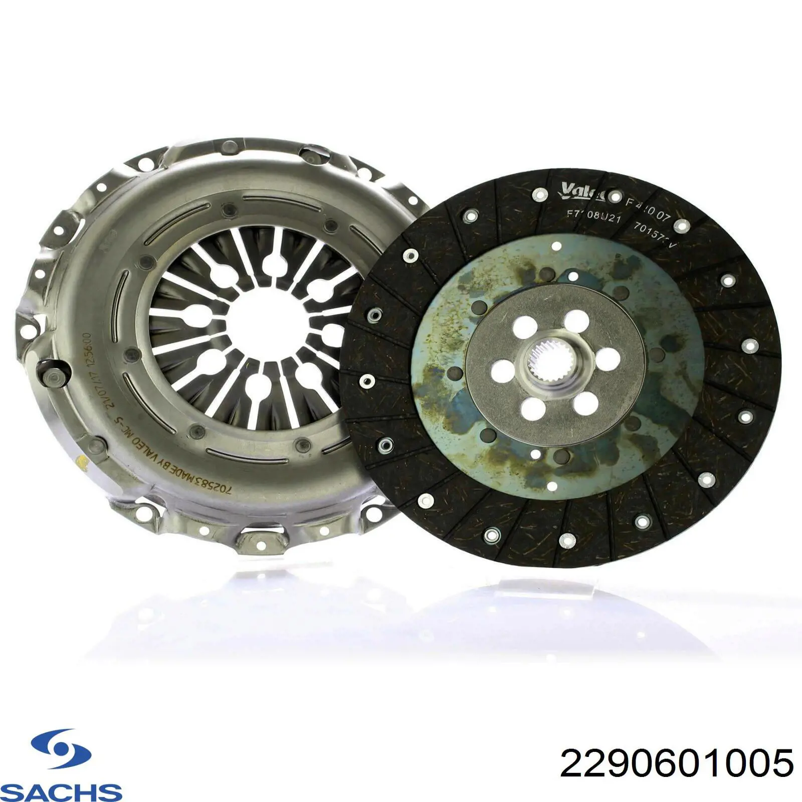 Zestaw sprzęgła (3 części) 2290601005 Sachs