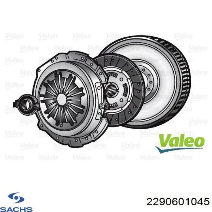 Zestaw sprzęgła (3 części) Sachs 2290601045 cena, od 225,94 USD