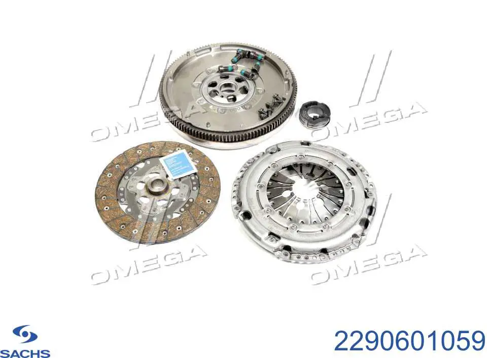 2290601059 Sachs Zestaw sprzęgła (3 części)