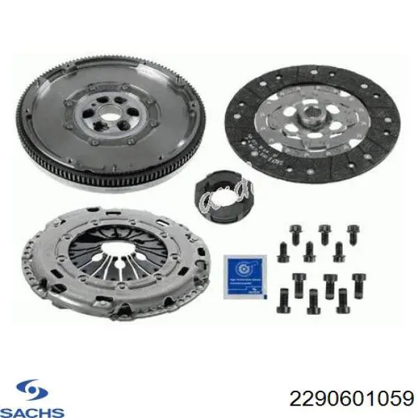 Zestaw sprzęgła (3 części) Sachs 2290601059 cena, od 577,09 USD