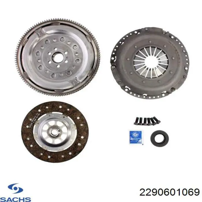 2290601069 Sachs Zestaw sprzęgła (3 części)