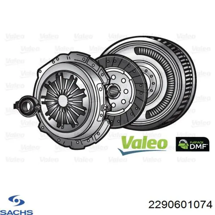2290601074 Sachs Zestaw sprzęgła (3 części)
