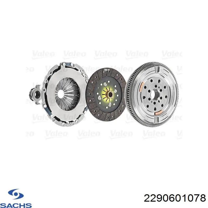 Do koszyka 2290601078 Sachs Zestaw sprzęgła (3 części)