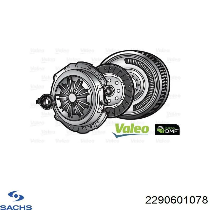 Zestaw sprzęgła (3 części) Sachs 2290601078 cena, od 570,66 USD