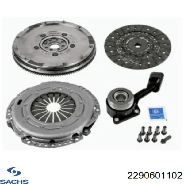 Zestaw sprzęgła (3 części) Sachs 2290601102 cena, od 290,91 USD