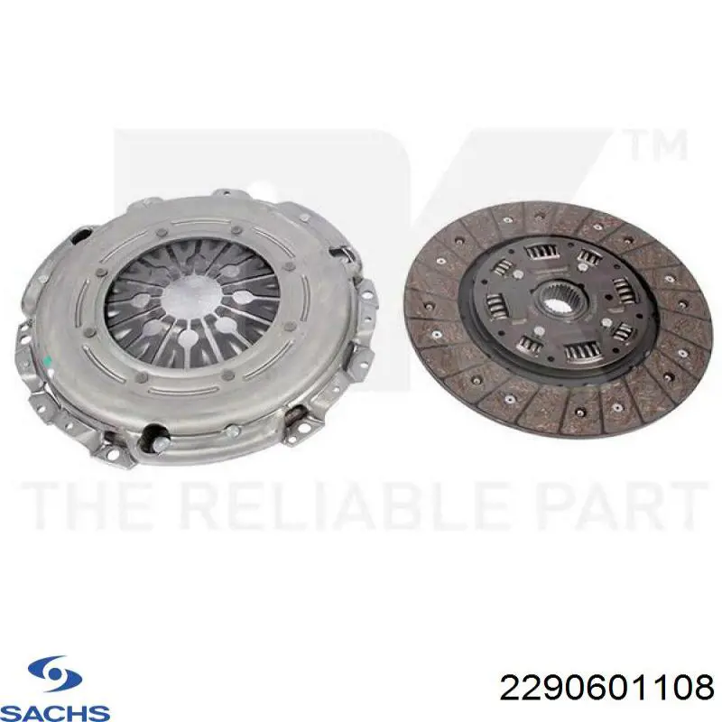 Do koszyka 2290601108 Sachs Zestaw sprzęgła (3 części)