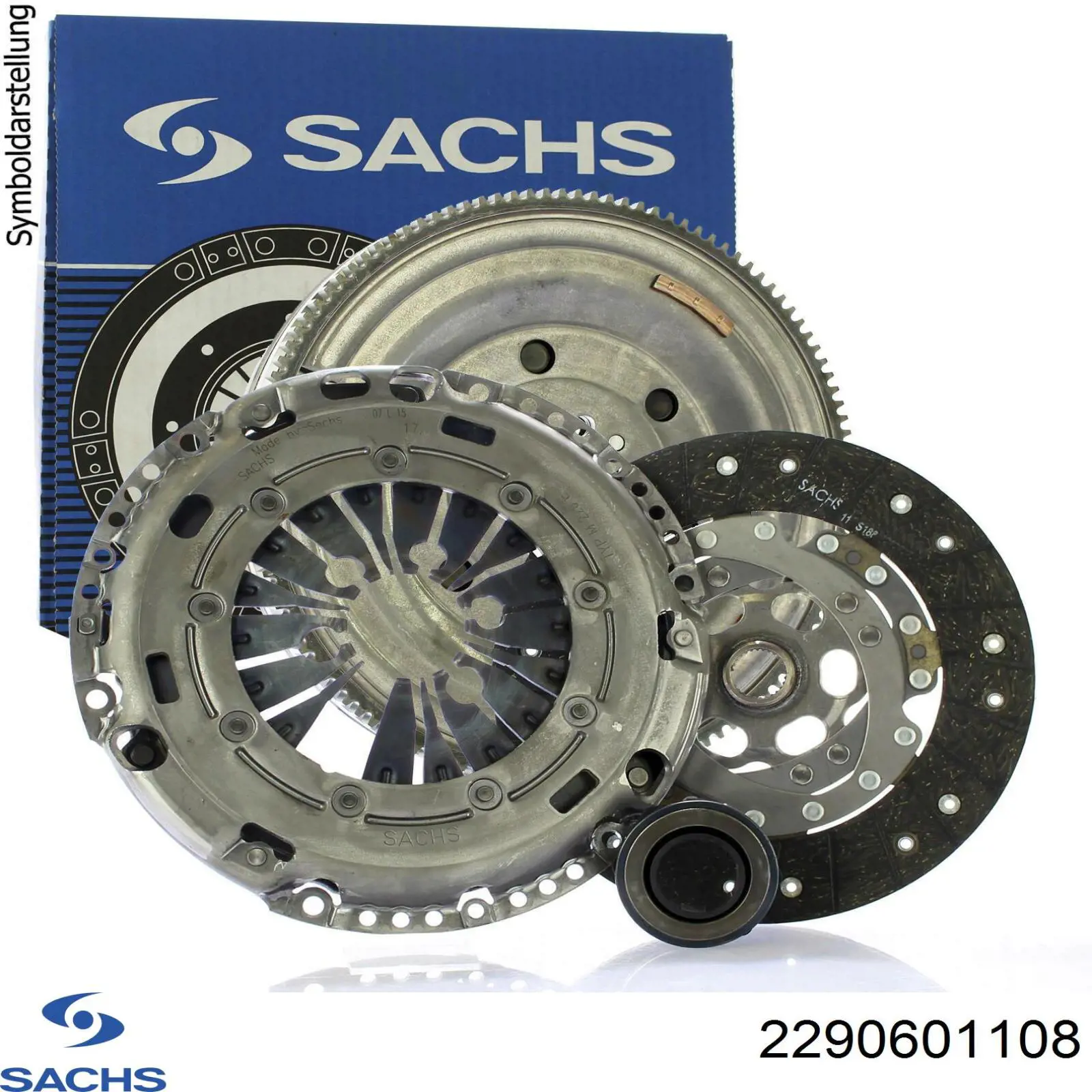 Zestaw sprzęgła (3 części) Sachs 2290601108 cena, od 992,32 USD
