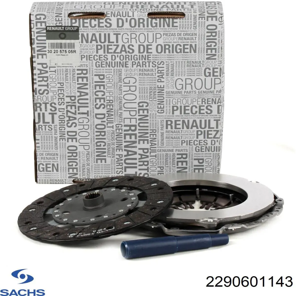 Zestaw sprzęgła (3 części) Sachs 2290601143 cena, od 634,66 USD